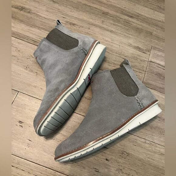 ED Ellen Degeneres suede tan Chelsea women’s ankle boots.size 7.5 - Picture 1 of 7